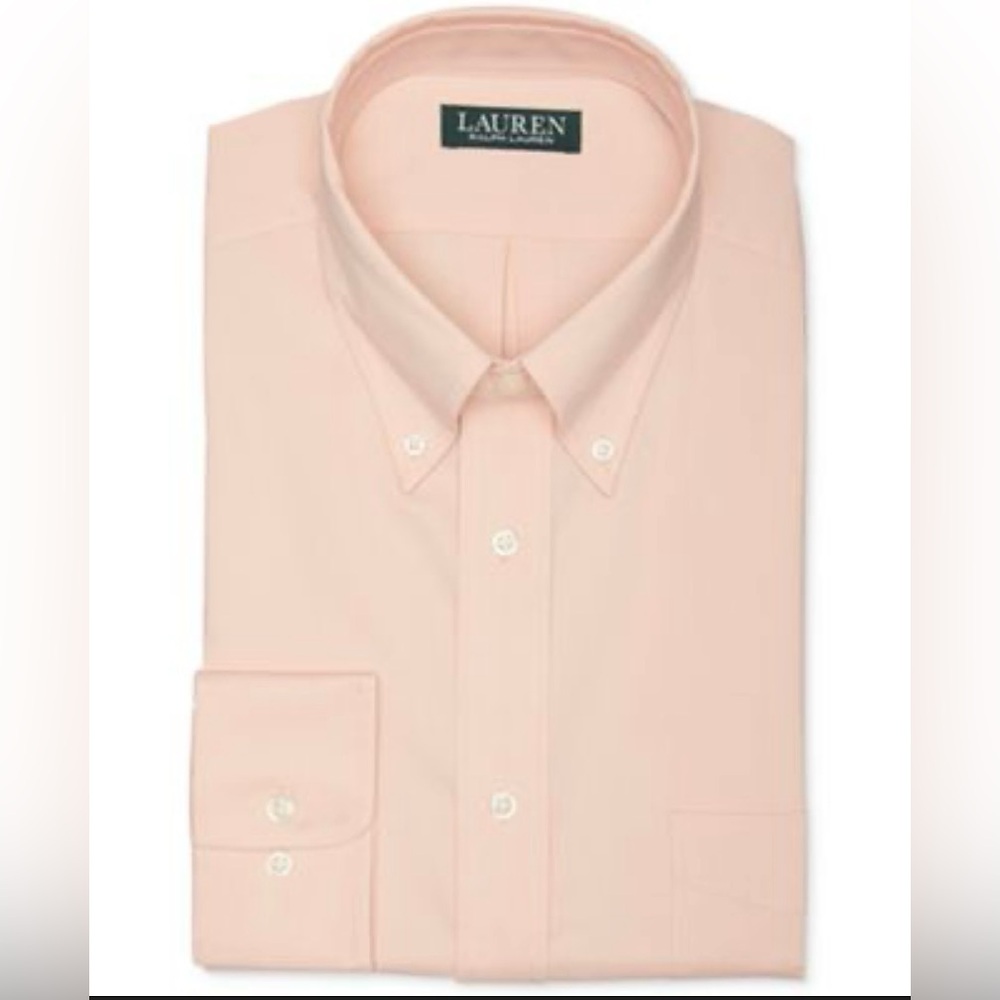 Ralph Lauren - Men's Classic Fit Non Iron Shirt 100% Cotton - Size: 34/35